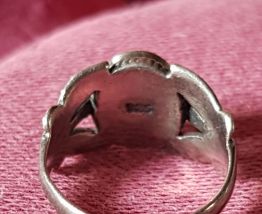 Bague argent 925 Ying Yang Pierres naturelles 