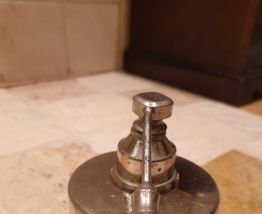 Vaporisateur années 50 métal argenté manque la poire
