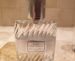 Lot 2 flacons vides  Eau sauvage Dior années 80