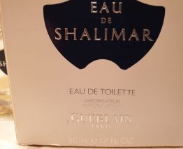 Flacon vide eau de Shalimar avec boîte  (50 ml) plus édité 