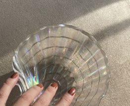 Grand vide poche Coquillage transparent.