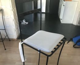 tabourets fer forgé