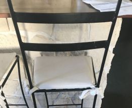 tabourets fer forgé