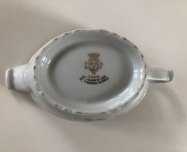 Saucière en porcelaine de Vierzon