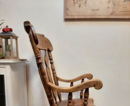 Rocking chair chêne massif