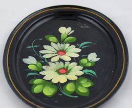 Mini plateau ovale peint main