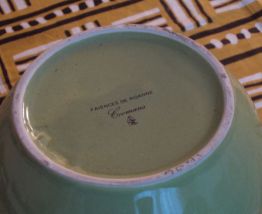 Vase vert – Faïence de Roanne, Coomans