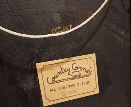 Grand Tableau Vintage en 3D Country Corner "Beaujolais"