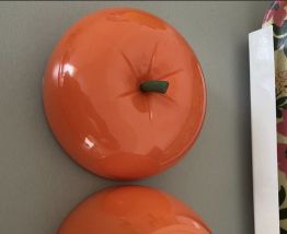 Pomme à glaçons année 70 orange 