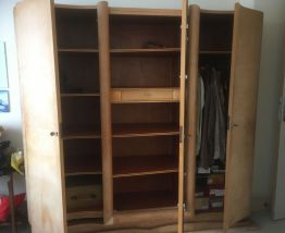 Armoire art déco sycomore