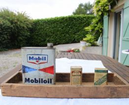 Caisse plate d'atelier années 60/70