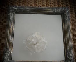 Miroir en bois sculpté 