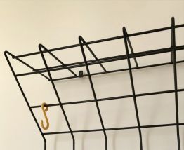 Portemanteau mural K. Fichtel, années 50