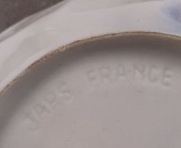 Coupe à fruits en barbotine 