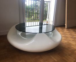 Table basse design année 70