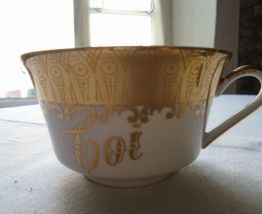 Grande tasse porcelaine fine