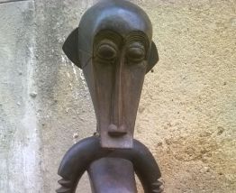 Couple de grande statue Africaine 