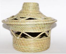 BOITE DÉCORATIVE EN FIBRES NATURELLES