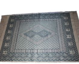Tapik kilim berbère fait main bleu