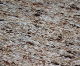 Tapis kilim fait main en laine chiné marron