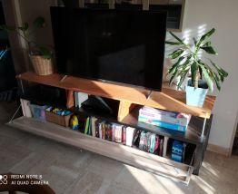 Meuble télé fabrication unique artisanale