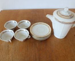 Service à café porcelaine de France années 60/70