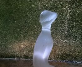 Statuette en verre Art déco