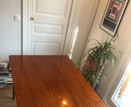 Table vintage bois extensible années 60's