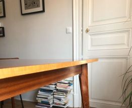 Table vintage bois extensible années 60's