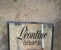 Cadre miroir publicitaire "Léontine"