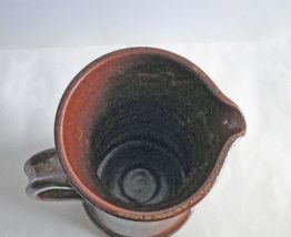 Pichet / Pot à eau / Carafe en grès émaillé Poterie Vintage 