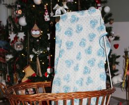 Landau berceau rotin osier pour poupée