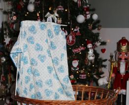 Landau berceau rotin osier pour poupée