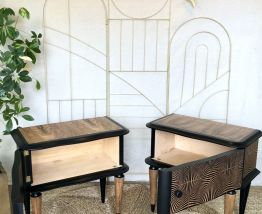 Paire de chevets vintage