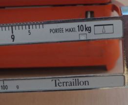 Balance mecanique orange vintage Terraillon