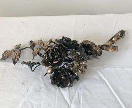 Bouquet de fleurs en laiton