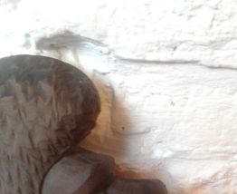 Visage africain bois 60 70,