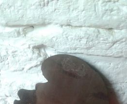 Visage africain bois 60 70,