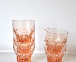  5 verres rosés