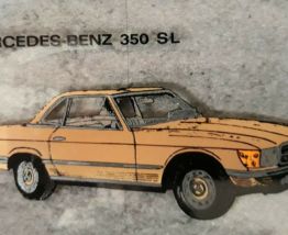 Vide Poche Publicité MERCEDES-BENZ 350 SL (Mercedes Benz 62 