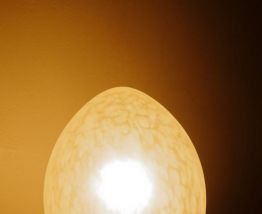 Lampe oeuf vintage Domec
