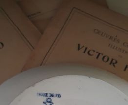 Compotier faïence de Rouen XIXeme