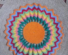 Deux napperons fait main (crochet) - Années 70