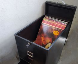 Meuble rangement vinyle unique