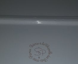 Coupelle en faïence La Chapelle des Pots décor floral