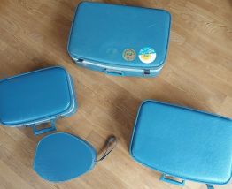 3 valises et vanity case – années 70