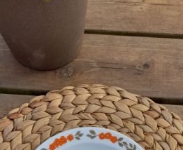 4 assiettes dessert modèle lotus Arcopal