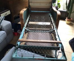 Fauteuil Art Deco convertible année 50 
