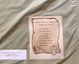 Tapisserie d'aubusson 1970 étang de Giverny claude Monet