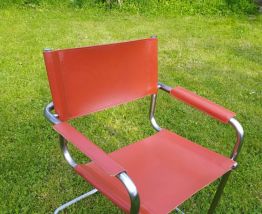 Paire de Fauteuils année 70 design esprit du b34 breuer